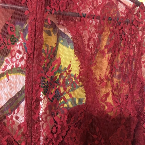 Fashion nova burgundy dress Nwt - Picture 6 of 11